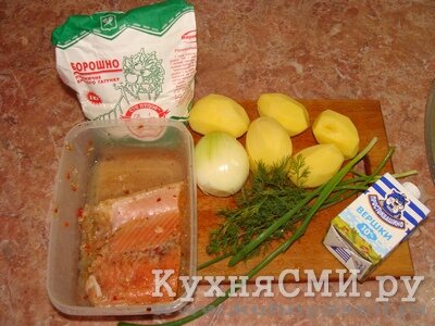 Продукты для приготовления финского супа